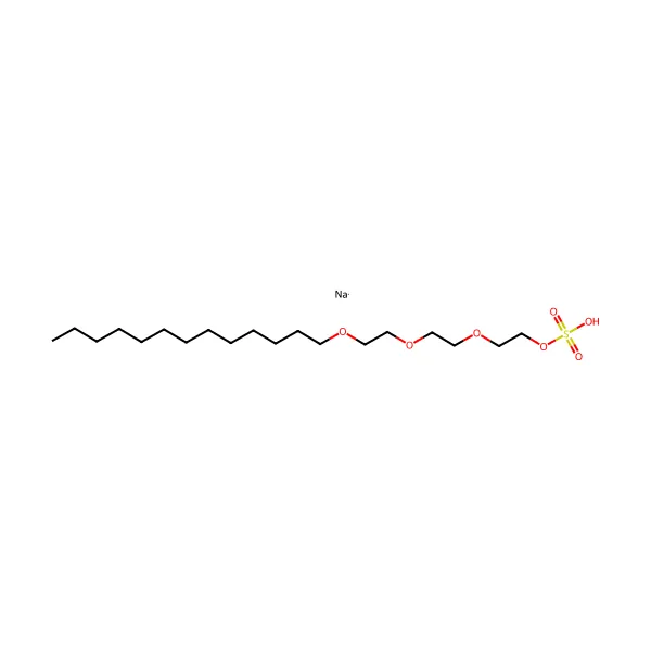 Sodyum trideset sülfat molekül yapısı — CAS 25446-78-0