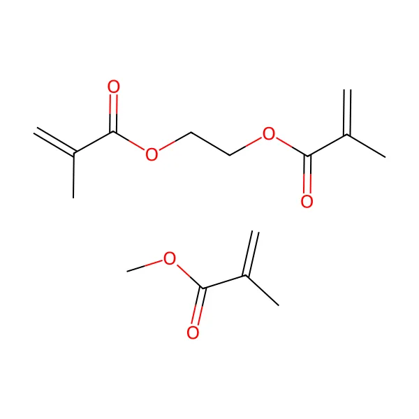 Metil metakrilat çapraz polimeri molekül yapısı — CAS 25777-71-3