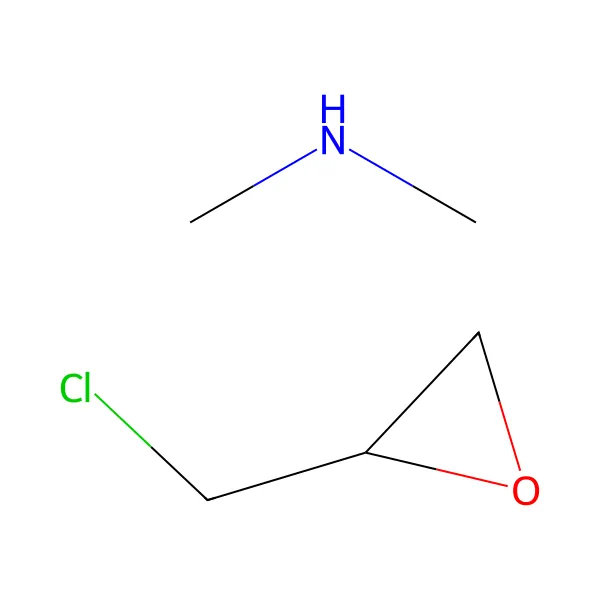 Dimetilamin-epiklorohidrin kopolimeri molekül yapısı — CAS 25988-97-0