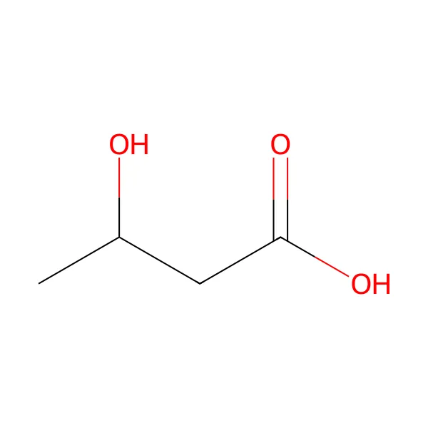 3-Hidroksibütirik Asit molekül yapısı — CAS 26063-00-3