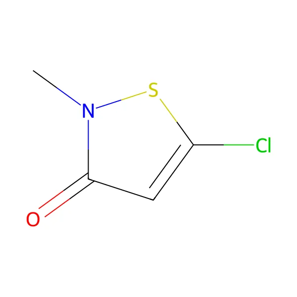 Klorometilizotiyazolinon molekül yapısı — CAS 26172-55-4
