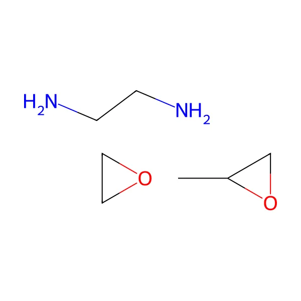 Etilendiamin etoksilatlı propoksilatlı polimer molekül yapısı — CAS 26316-40-5