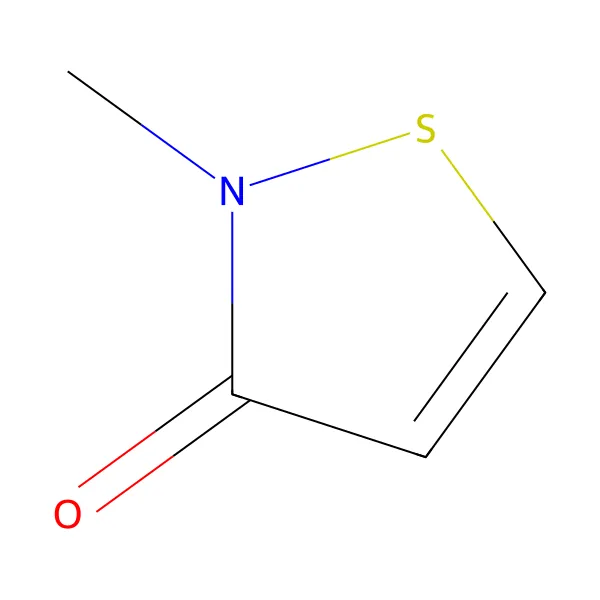 Metilizotiazolinon molekül yapısı — CAS 2682-20-4