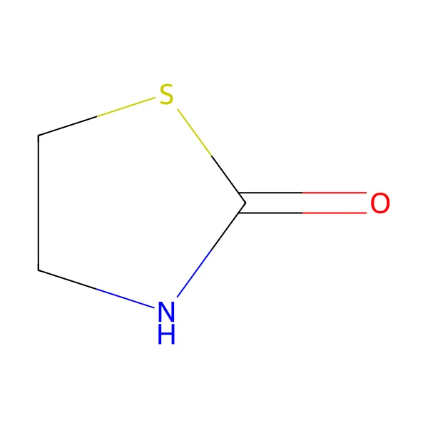 2-Tiyazolidinon molekül yapısı — CAS 2682-49-7