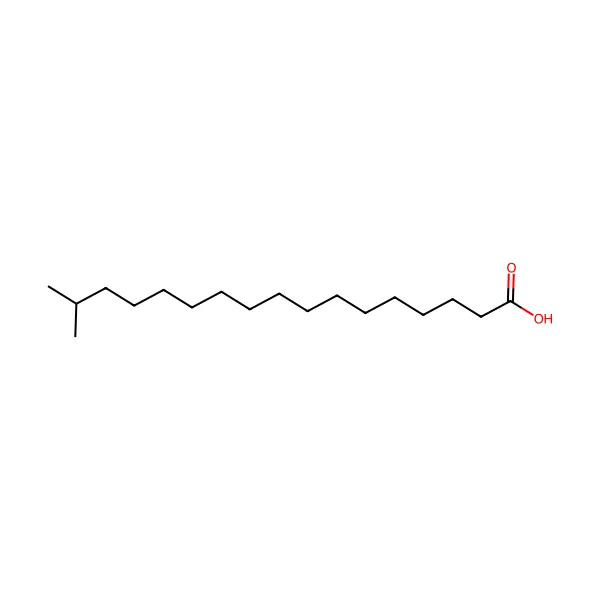 İzostearik asit molekül yapısı — CAS 2724-58-5