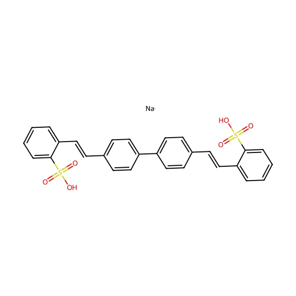 Disodyum distirilbifenil disülfonat molekül yapısı — CAS 27344-41-8