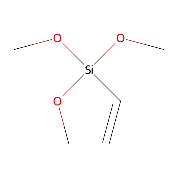 Trimetoksivinilsilan molekül yapısı — CAS 2768-02-7