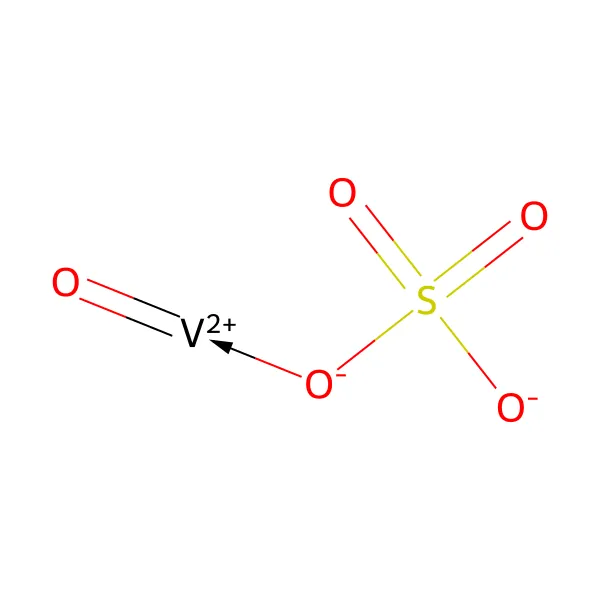 Vanadil sülfat molekül yapısı — CAS 27774-13-6