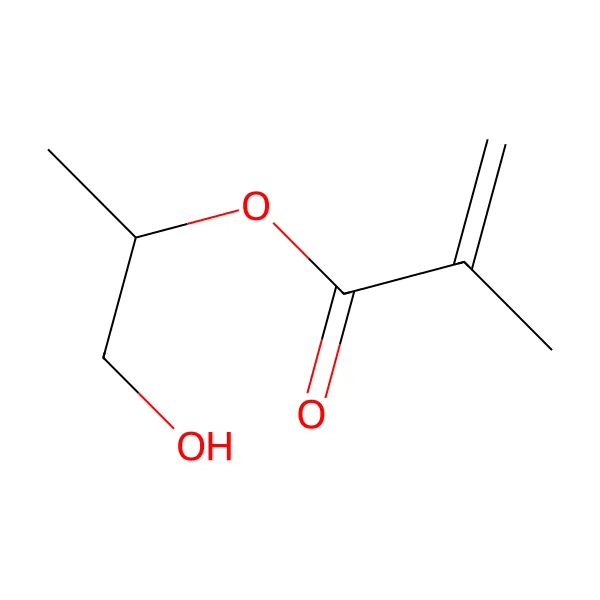 Hidroksipropil metakrilat molekül yapısı — CAS 27813-02-1