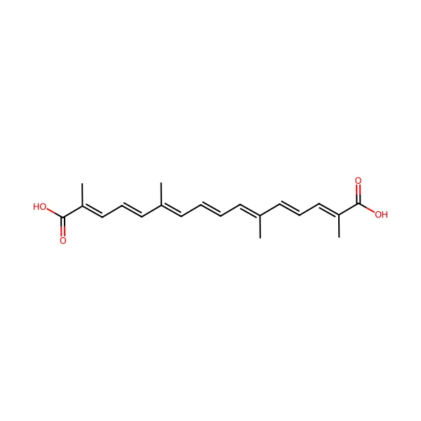 Krosetin molekül yapısı — CAS 27876-94-4