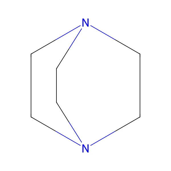 Trietilen Diamin molekül yapısı — CAS 280-57-9