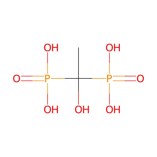 Etidronic Acid molekül yapısı — CAS 2809-21-4