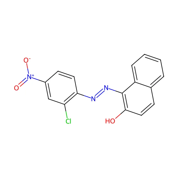 Pigment kırmızı 4 molekül yapısı — CAS 2814-77-9