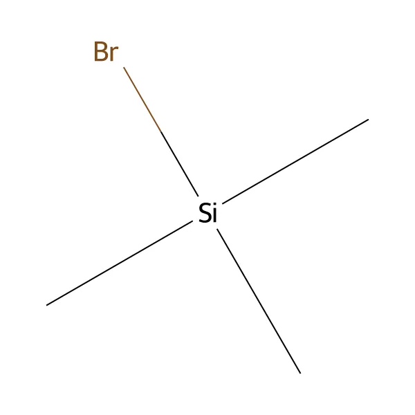 Bromotrimetilsilan molekül yapısı — CAS 2857-97-8
