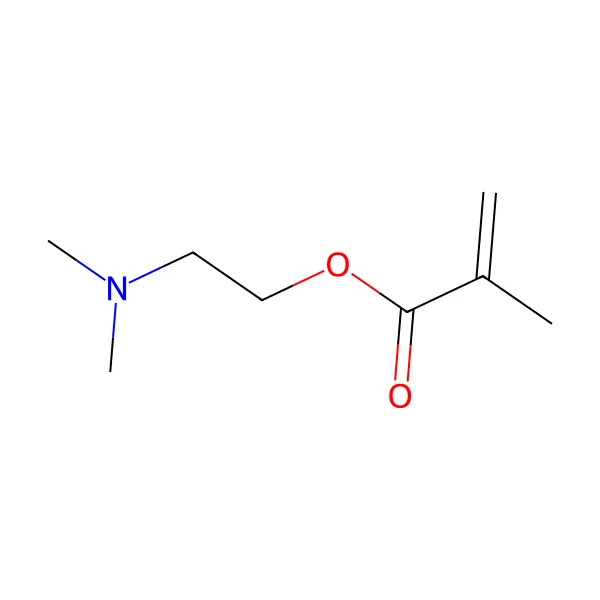 Dimetilaminoetil metakrilat molekül yapısı — CAS 2867-47-2