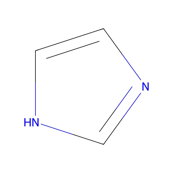 İmidazol molekül yapısı — CAS 288-32-4