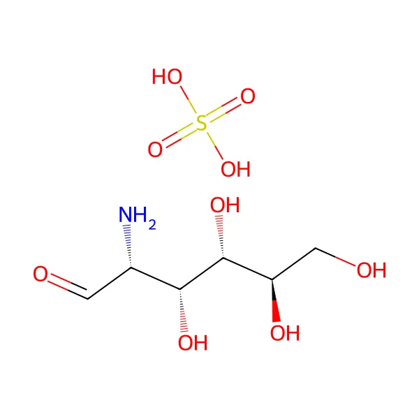 Glukozamin sülfat molekül yapısı — CAS 29031-19-4