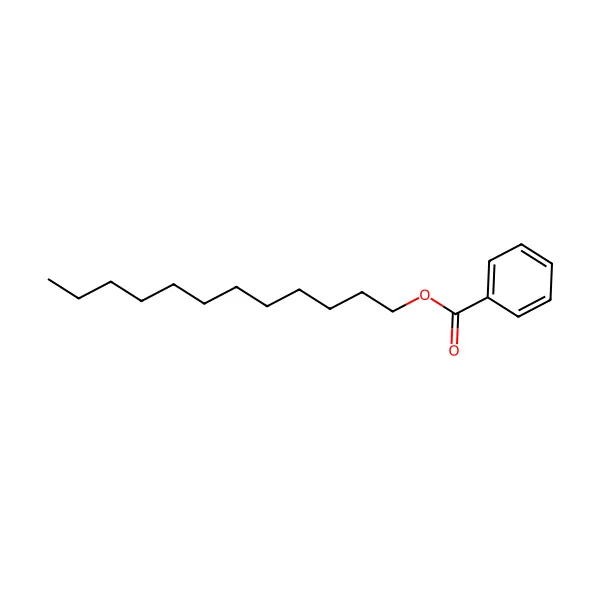 Dodesil benzoat molekül yapısı — CAS 2915-72-2