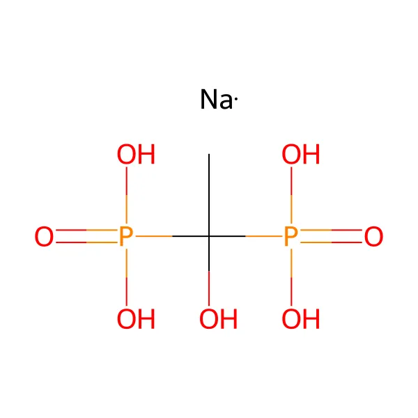 Monosodyum etidronat molekül yapısı — CAS 29329-71-3