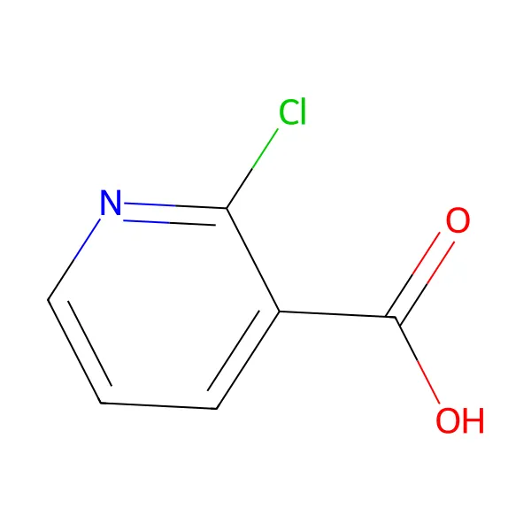2-kloronikotinik asit molekül yapısı — CAS 2942-59-8