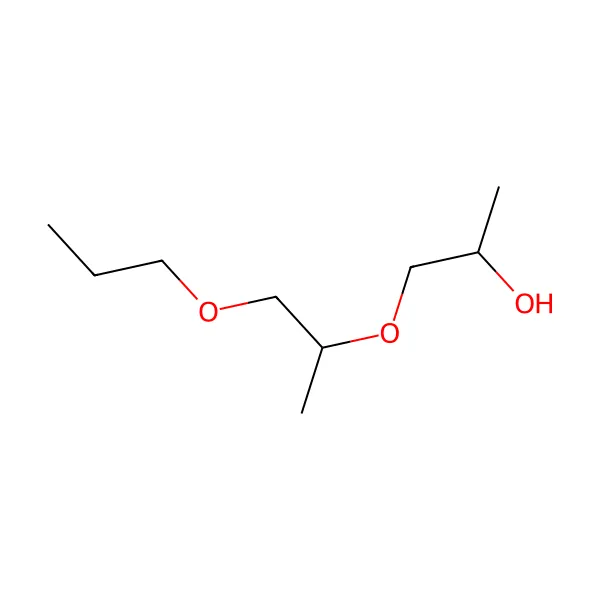 Dipropilen glikol monopropil eter molekül yapısı — CAS 29911-27-1