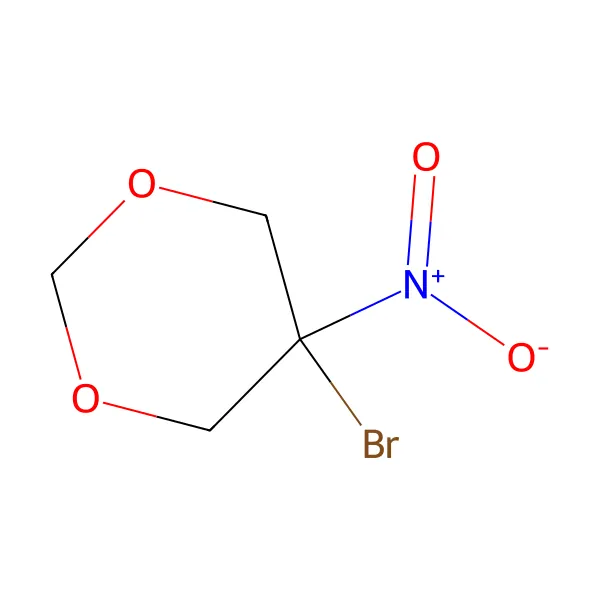 5-bromo-5-nitro-1,3-dioksan molekül yapısı — CAS 30007-47-7