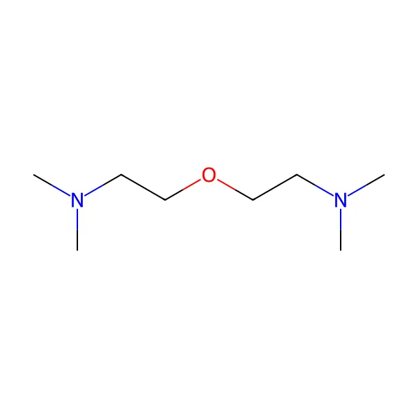 Bis(2-dimetilaminoetil) eter molekül yapısı — CAS 3033-62-3