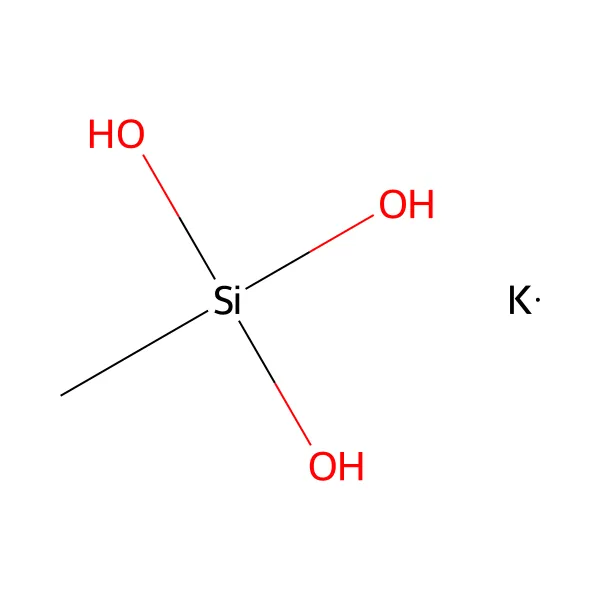 Potasyum metil silikonat molekül yapısı — CAS 31795-24-1