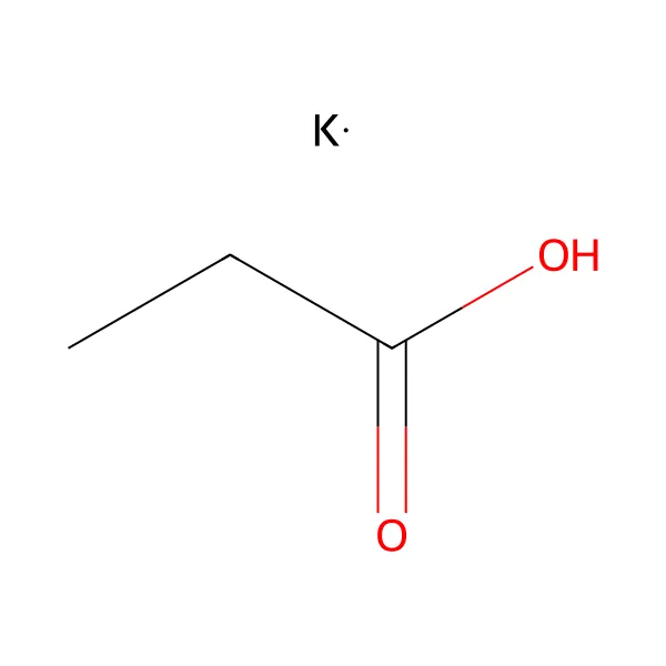 Potasyum propiyonat molekül yapısı — CAS 327-62-8