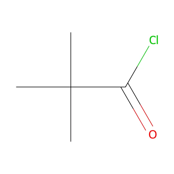 Pivaloil klorür molekül yapısı — CAS 3282-30-2