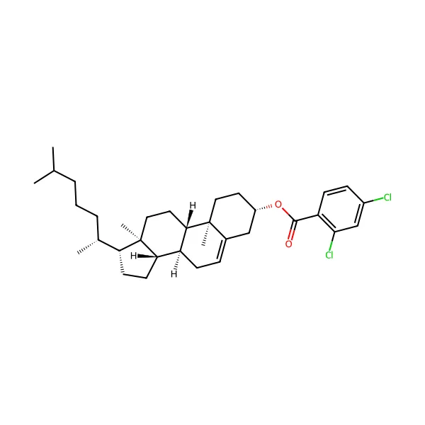 Kolesteril diklorobenzoat molekül yapısı — CAS 32832-01-2