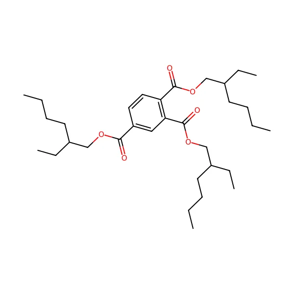 Trioktil trimellitat molekül yapısı — CAS 3319-31-1