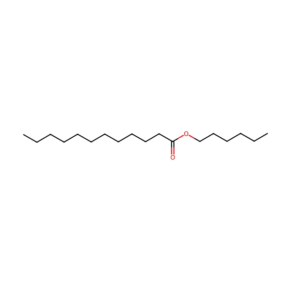 Heksil laurat molekül yapısı — CAS 34316-64-8