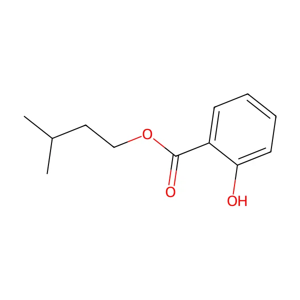 İzoamil salisilat molekül yapısı — CAS 34377-38-3