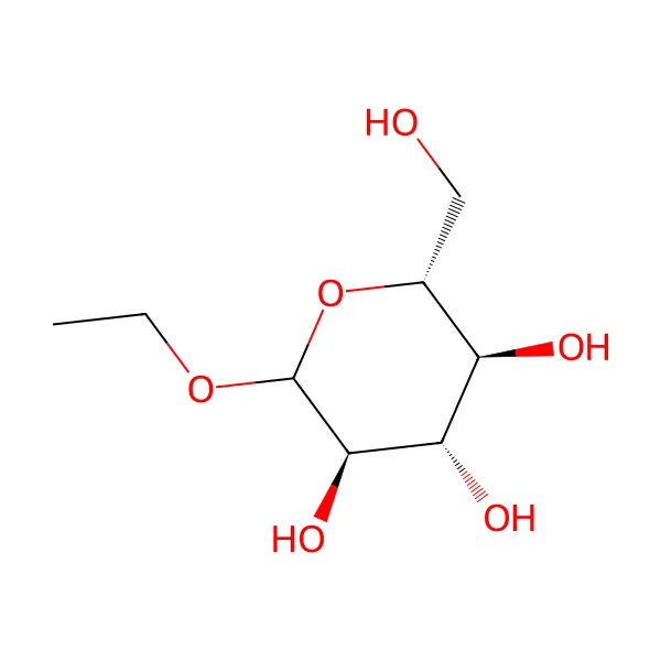 Etil glukozit molekül yapısı — CAS 34625-23-5