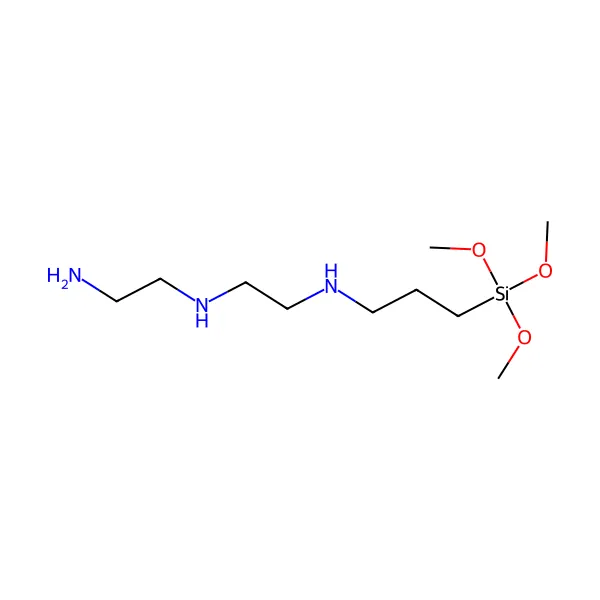 3-(trimetoksisililpropil)dietilentriamin molekül yapısı — CAS 35141-30-1