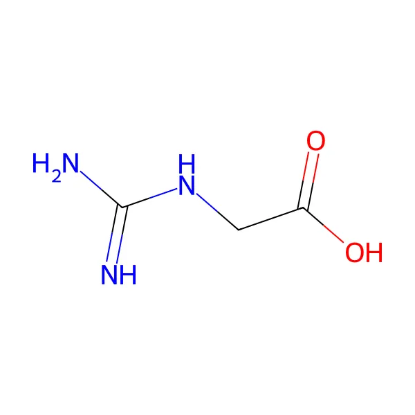 Guanidinoasetik asit molekül yapısı — CAS 352-97-6