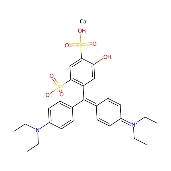 Acid Mavi 3 molekül yapısı — CAS 3536-49-0