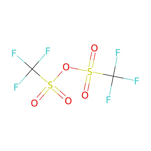 Triflorometansülfonik anhidrit molekül yapısı — CAS 358-23-6