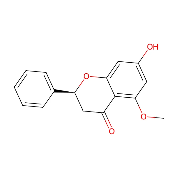 Alpinetin molekül yapısı — CAS 36052-37-6