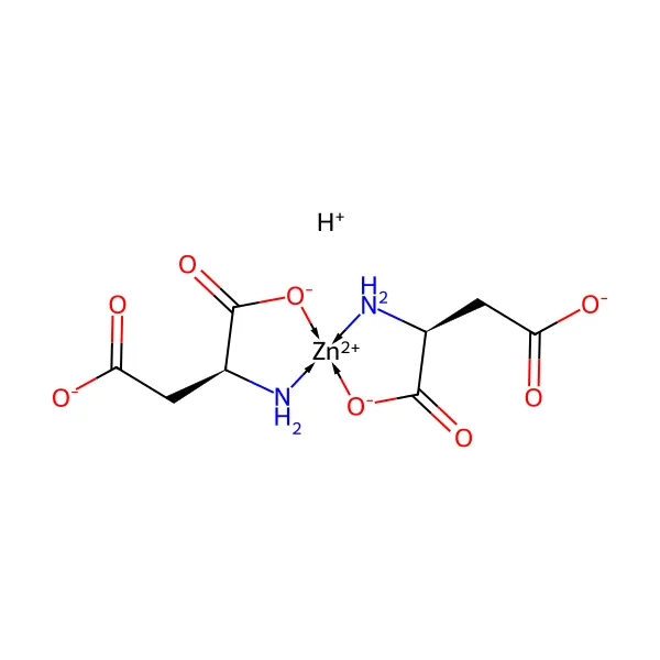 Çinko aspartat molekül yapısı — CAS 36393-20-1