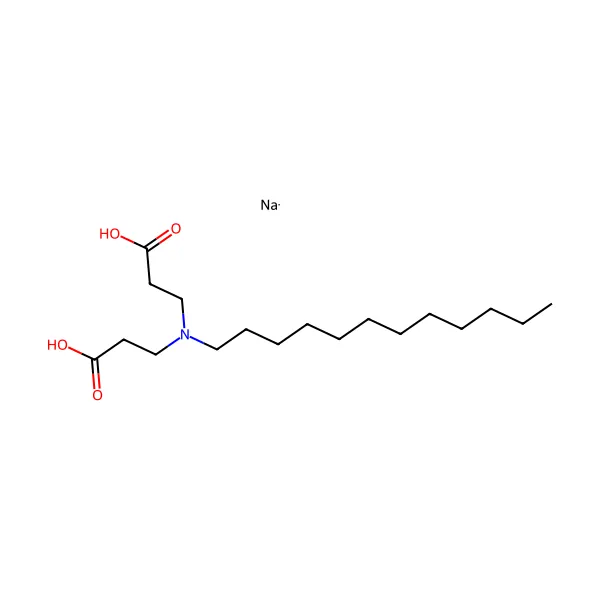 Disodyum lauriminodipropiyonat molekül yapısı — CAS 3655-00-3