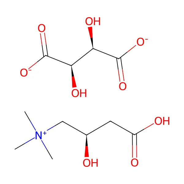 L-Karnitin L-Tartrat molekül yapısı — CAS 36687-82-8
