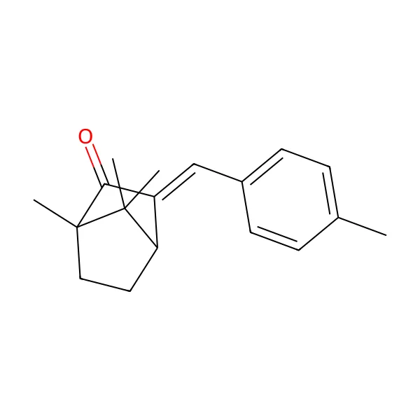 4-metilbenziliden kafur molekül yapısı — CAS 36861-47-9