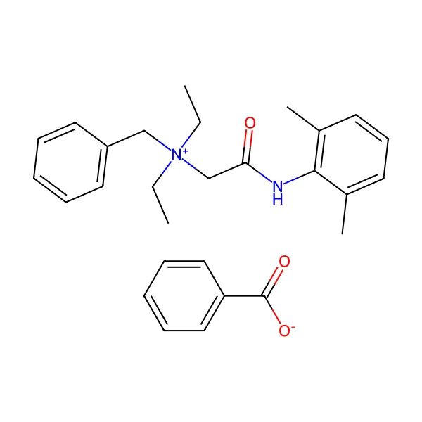 Denatonyum benzoat molekül yapısı — CAS 3734-33-6