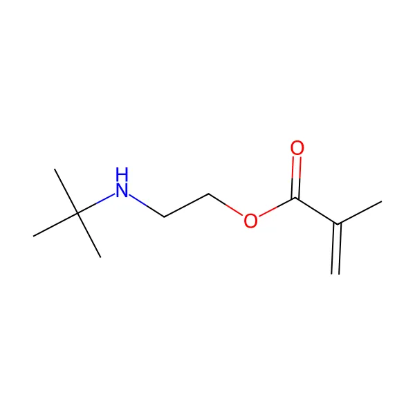 2-(tert-bütilamino)etil metakrilat molekül yapısı — CAS 3775-90-4