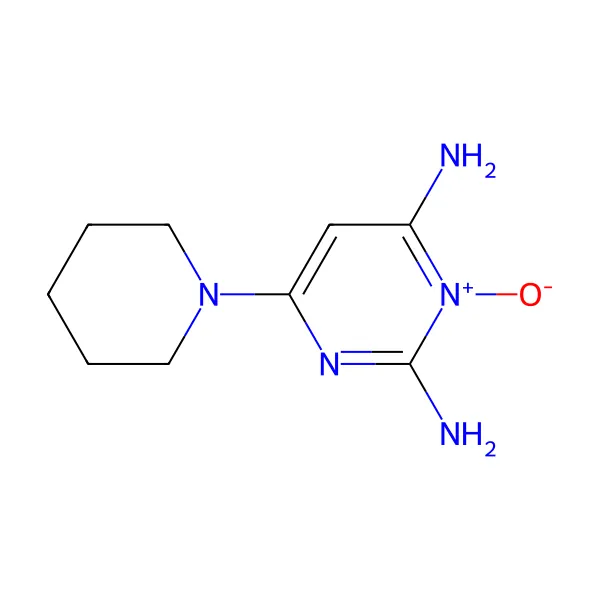 Minoksidil molekül yapısı — CAS 38304-91-5