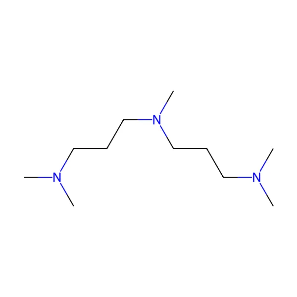2,6,10-Trimetil-2,6,10-triazaundekan molekül yapısı — CAS 3855-32-1