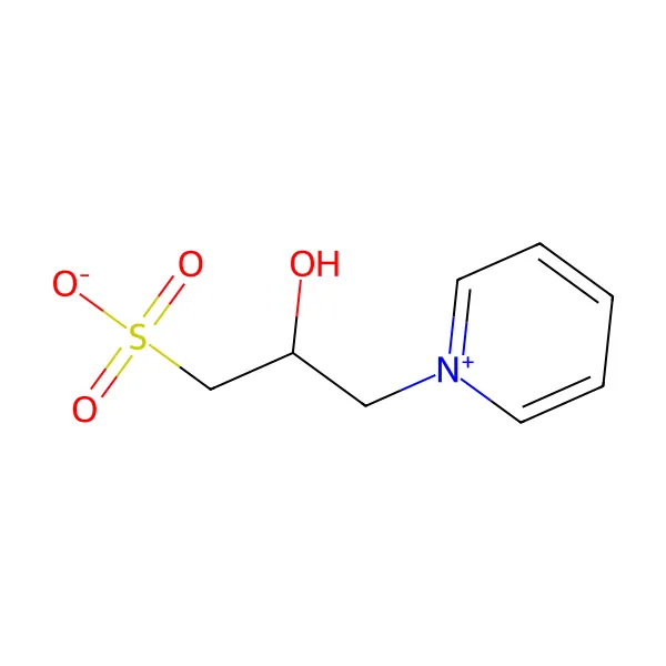 1-(2-hidroksi-3-sülfopropil)piridinyum betain molekül yapısı — CAS 3918-73-8