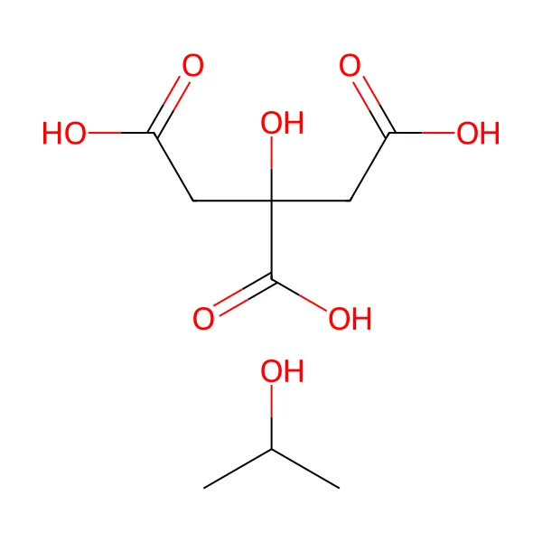 İzopropil sitrat molekül yapısı — CAS 39413-05-3